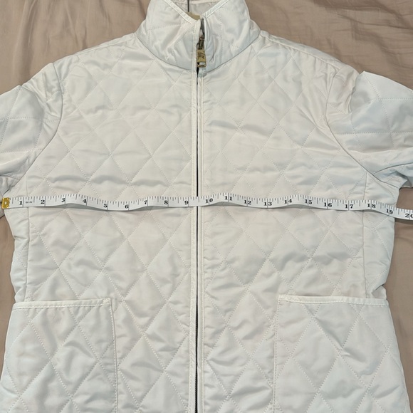 White Quilted Burberry Jacket - Picture 11 of 15